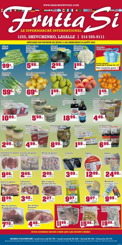 Frutta Si Flyer August 14 to 20 Frutta Si Flyer August 14 to 20