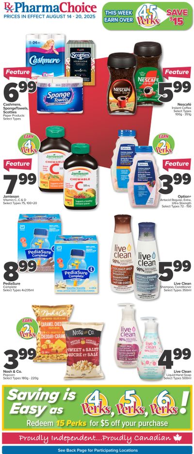 PharmaChoice (ON & Atlantic) Flyer August 14 to 20