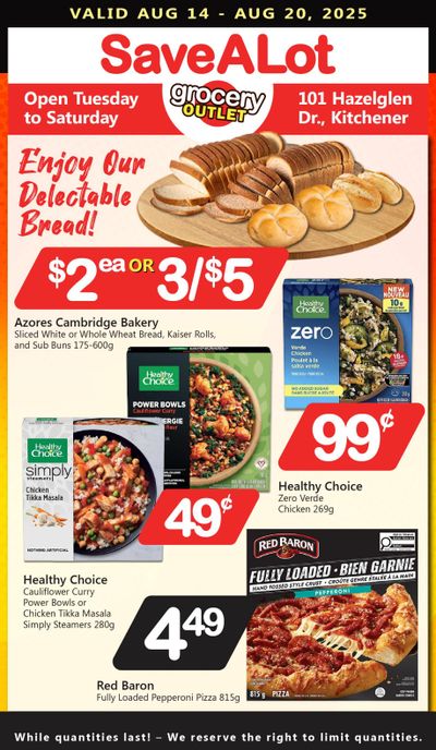 SaveALot Grocery Outlet Flyer August 14 to 20