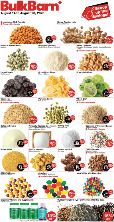 Bulk Barn Flyer August 14 to 20