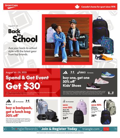 Sport Chek Flyer August 14 to 20 Sport Chek Flyer August 14 to 20