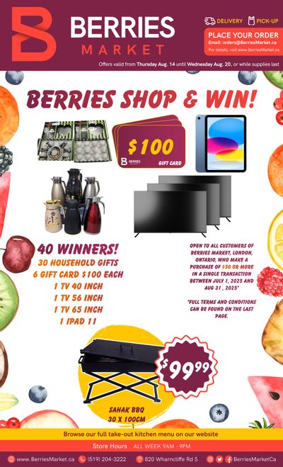 Berries Market Flyer August 14 to 20