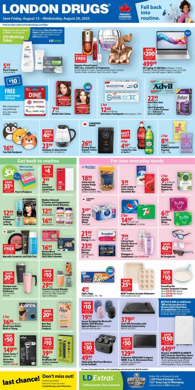 London Drugs Weekly Flyer August 15 to 20
