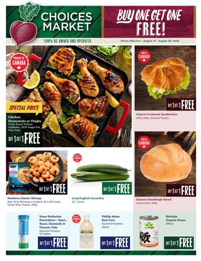 Choices Market Flyer August 14 to 20