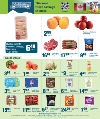 Bulkley Valley Wholesale Flyer August 14 to 20