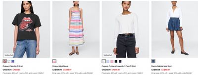Gap Canada Friends & Family Sale: 40% off Everything + Extra 10% off For Rewards Members with Promo Code