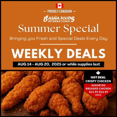 Basha Foods International Flyer August 14 to 20
