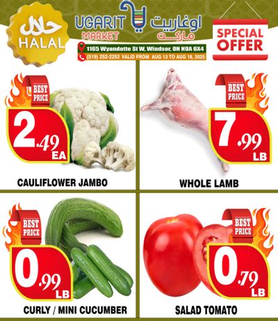 Ugarit Market Flyer August 13 to 18