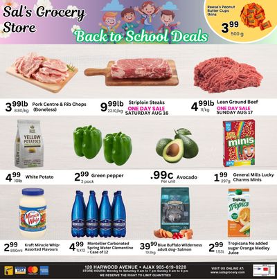 Sal's Grocery Flyer August 15 to 21