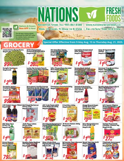 Nations Fresh Foods (Brampton) Flyer August 15 to 21