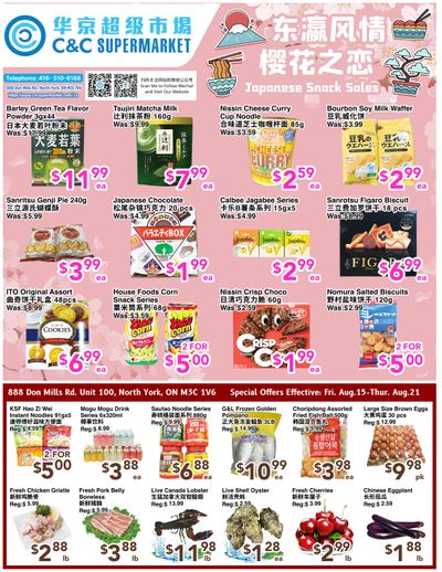 C&C Supermarket Flyer August 15 to 21
