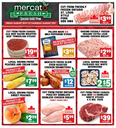 Mercato Fresh Flyer August 15 to 21