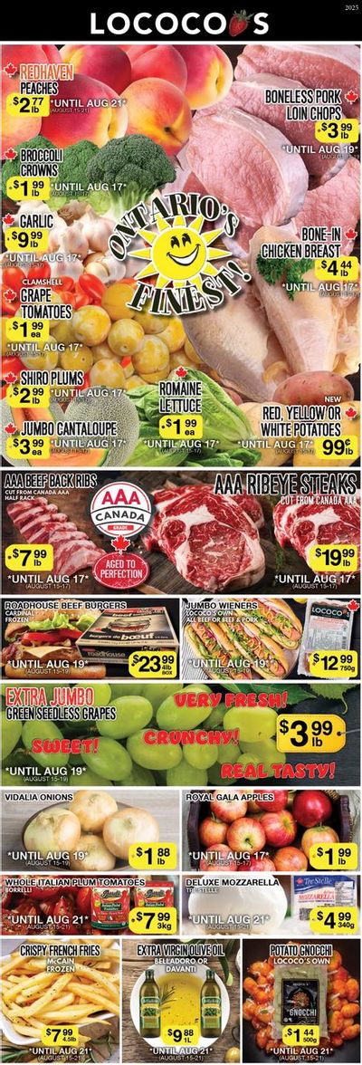 Lococo's Flyer August 15 to 17