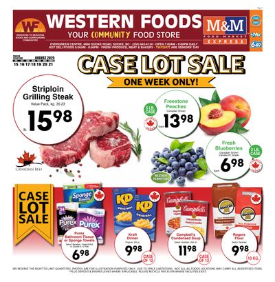 Western Foods Flyer August 15 to 21
