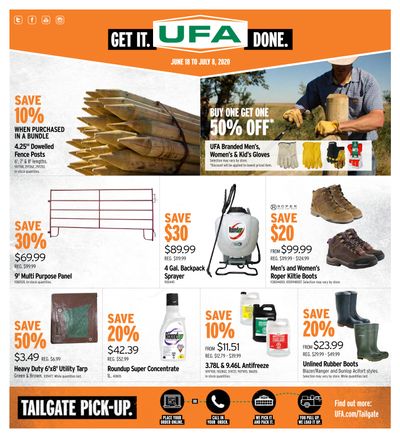 UFA United Farmers of Alberta Flyer June 18 to July 8
