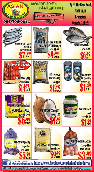 Asian Cash & Carry Flyer August 15 to 21