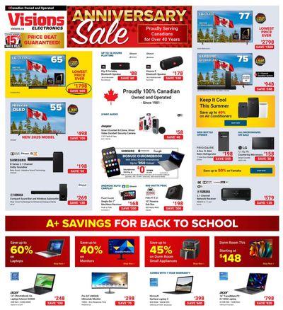 Visions Electronics Flyer August 15 to 21