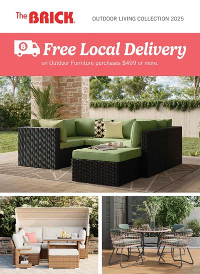 The Brick Outdoor Living Collection Flyer August 15 to September 18