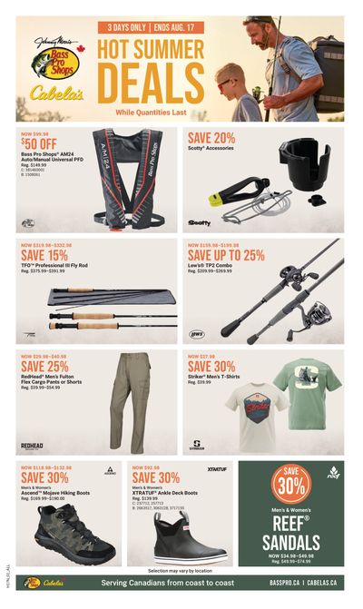 Bass Pro Shops Flyer August 15 to 17