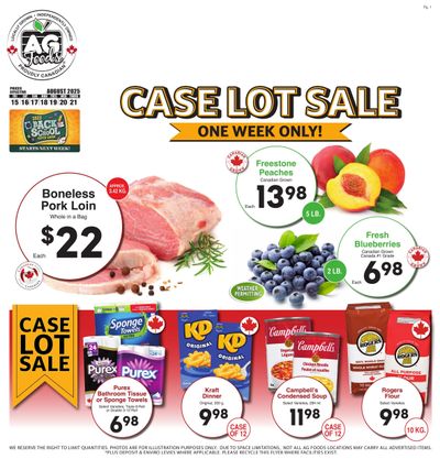 AG Foods Flyer August 15 to 21