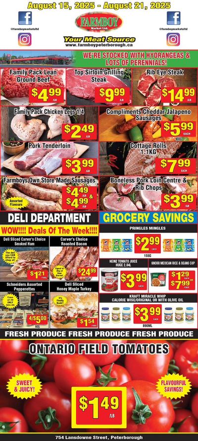 Farmboy Peterborough Flyer August 15 to 21