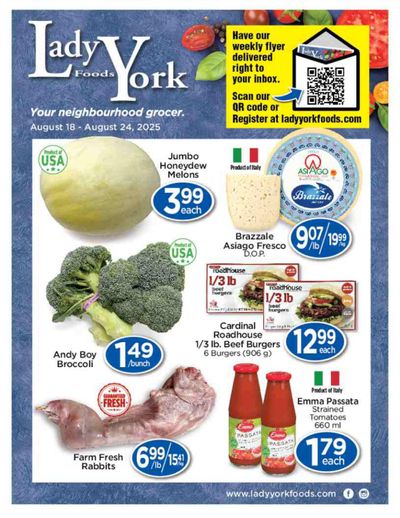 Lady York Foods Flyer August 18 to 24