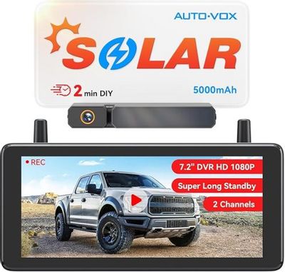 Amazon Canada Deals: Save 15% on AUTO-VOX 7.2″ DVR Solar Wireless Backup Camera + More