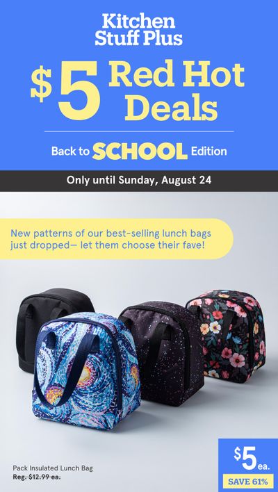 Kitchen Stuff Plus Red Hot Deals Flyer August 18 to 24