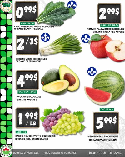 Marches Tau Produce Flyer August 18 to 24