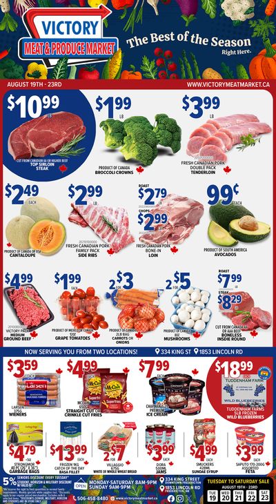Victory Meat Market Flyer August 19 to 23