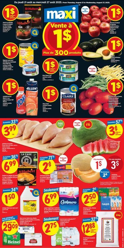 Maxi Flyer August 21 to 27