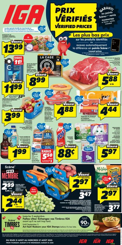 IGA (QC) Flyer August 21 to 27