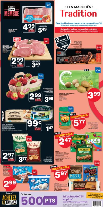 Marche Tradition (QC) Flyer August 21 to 27