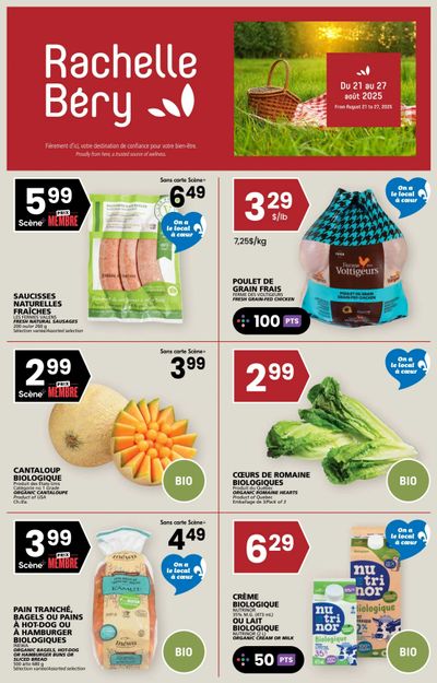 Rachelle Bery Grocery Flyer August 21 to 27