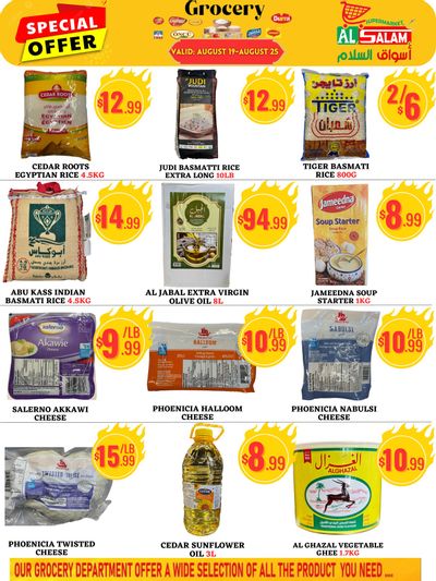 Al-Salam Supermarket Flyer August 19 to 25