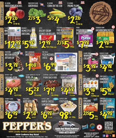 Pepper's Foods Flyer August 19 to 25