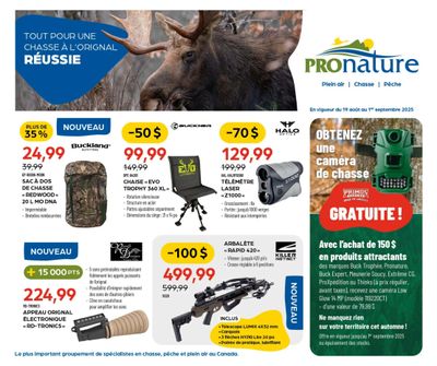 Pronature Flyer August 19 to September 1
