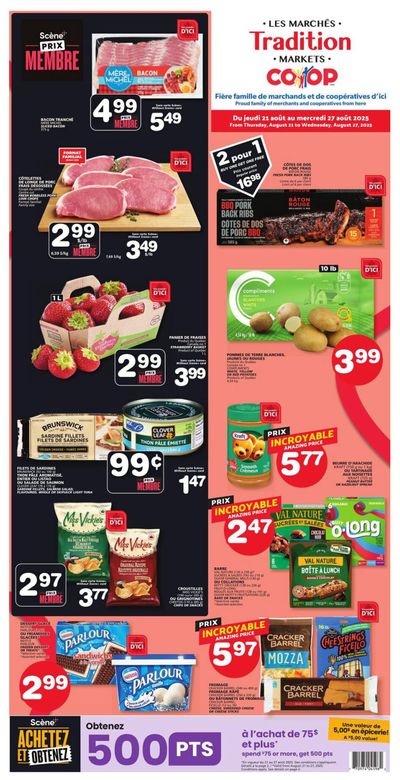 Marche Tradition (NB) Flyer August 21 to 27
