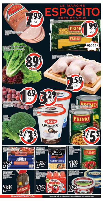 Esposito Flyer August 21 to 27