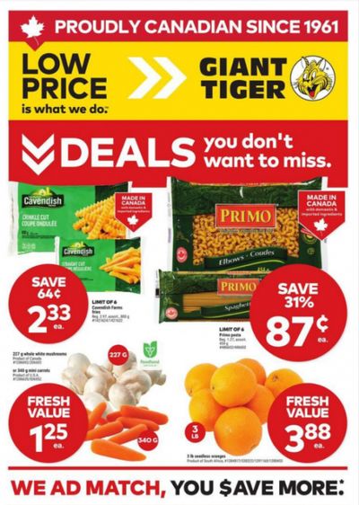 Giant Tiger Canada Flyer Deals August 20th – 26th