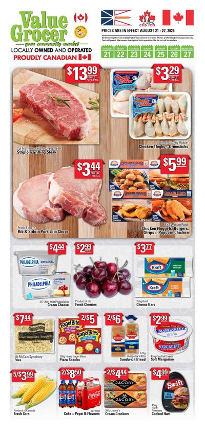 Value Grocer Flyer August 21 to 27