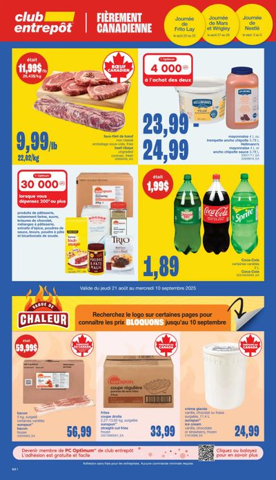 Wholesale Club (QC) Flyer August 21 to September 10