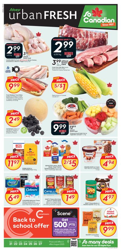 Sobeys Urban Fresh Flyer August 21 to 27