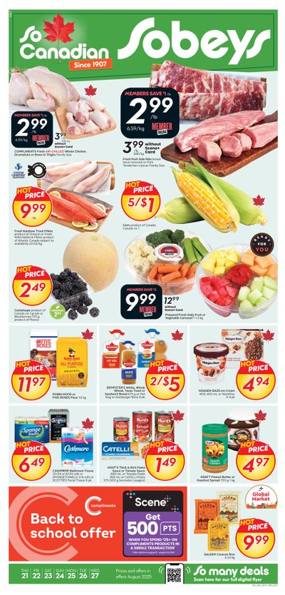 Sobeys (ON) Flyer August 21 to 27
