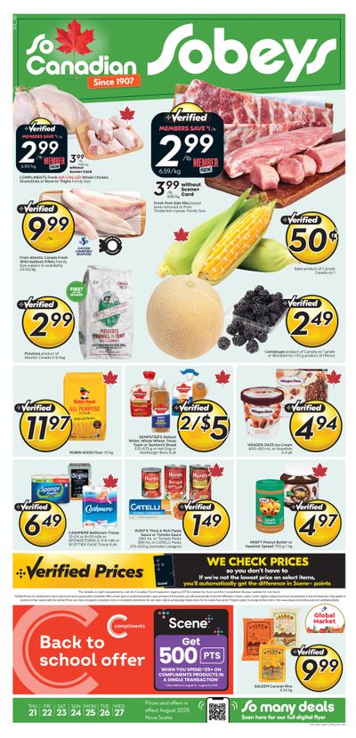 Sobeys (Atlantic) Flyer August 21 to 27