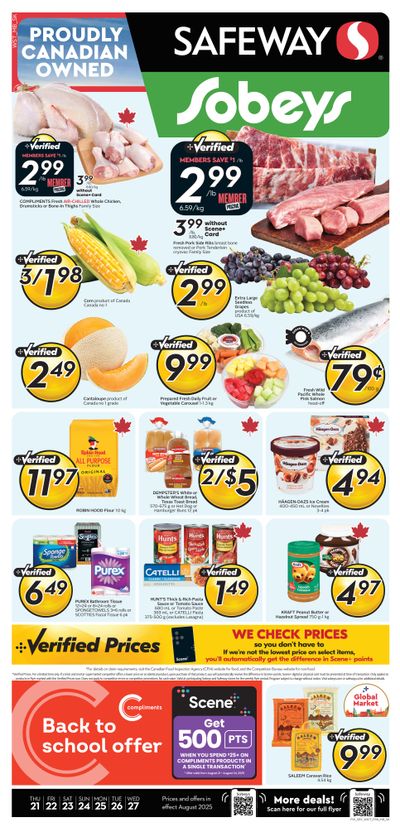 Sobeys/Safeway (SK & MB) Flyer August 21 to 27