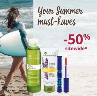 Yves Rocher Canada Deals: 50% Off Sitewide + FREE Beach Towel With $50+ Purchase & More 