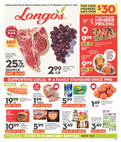 Longo's Flyer August 21 to 27