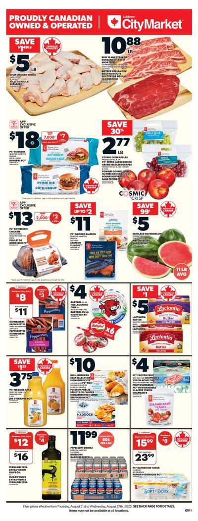 Loblaws City Market (ON) Flyer August 21 to 27