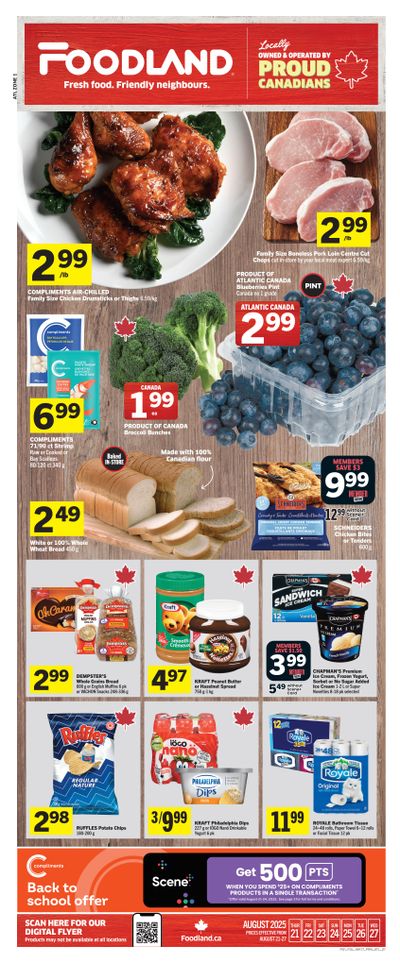 Foodland (Atlantic) Flyer August 21 to 27